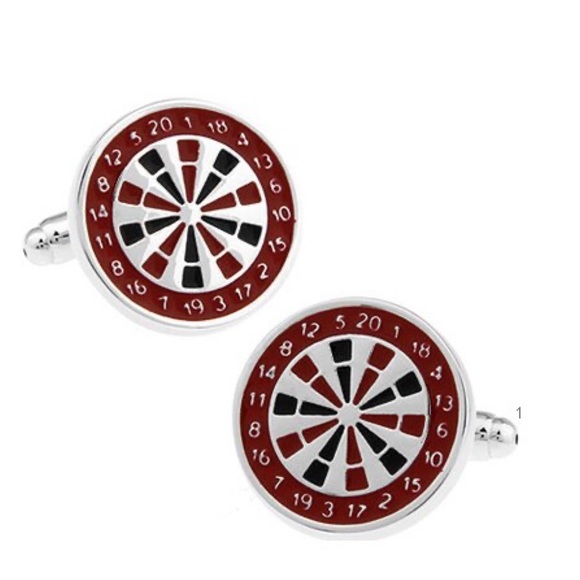 Other - Black and Red Roulette Wheel Cufflinks
